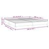 vidaXL Boxspring bed 160x200 cm fluweel donkergroen