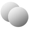 vidaXL Wandspiegels 2 st rond 50 cm glas