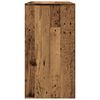 vidaXL Wandtafel 89x41x76,5 cm bewerkt hout oud houtkleurig