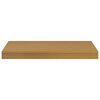 vidaXL Wandplank met opslag 2 pcs Beige 50 x 23 x 4 cm Bewerkt hout