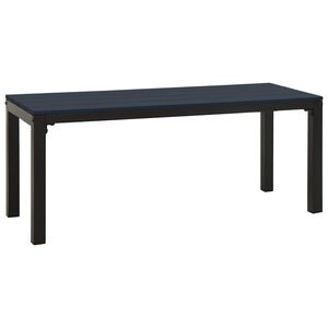vidaXL Tuinbank 110 cm staal en HKC zwart