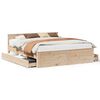 vidaXL Bedframe zonder matras met hoofdbord grenenhout 180x200 cm