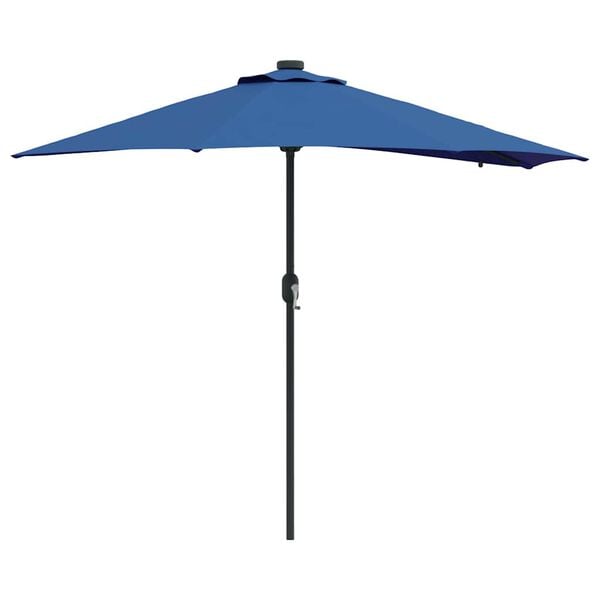vidaXL Tuinparasol Blauw 294 x 150 x 223 cm Stof