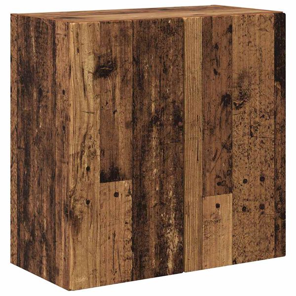 vidaXL TV-wandkast Oud Hout 59,5 x 31 x 60 cm Bewerkt hout