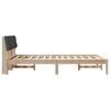 vidaXL Bedframe Bruin en donkergrijs 160 x 200 cm Massief grenenhout