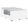 vidaXL Bedframe Wit 140 x 200 cm Stof