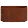 vidaXL Plantenring 5 st Roestig 40 x 40 x 20 cm weervast staal