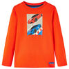 vidaXL Kindershirt met lange mouwen 104 felroranje
