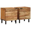 vidaXL Nachtkastjes 2 stuks 40x33x46 cm Massief hout Acacia