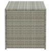 vidaXL Tuinbox 100x50x50 cm poly rattan grijs