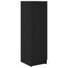 vidaXL Schoenenkast Zwart Eiken 29,5 x 35 x 101 cm Bewerkt hout