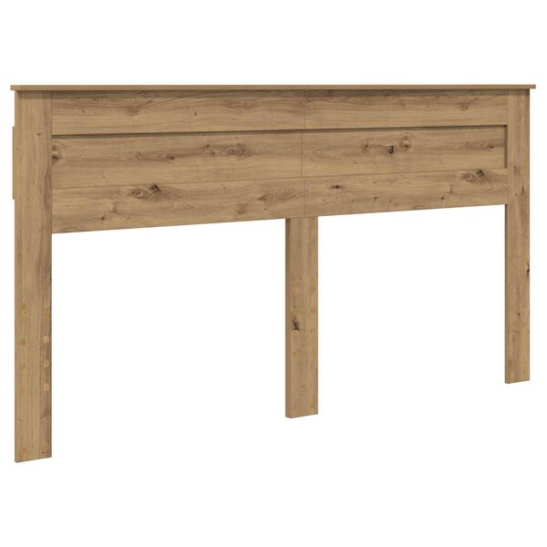vidaXL Hoofdbord Artisan Eiken 200 cm Bewerkt hout