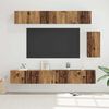 vidaXL Tv-meubelset met lade 6 pcs Oud Hout Bewerkt hout