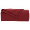 vidaXL Kleden 6 pcs Bordeaux Rood 270 x 240 cm Fleece