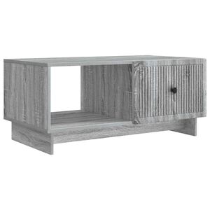 vidaXL Salontafel Grijs sonoma 90 x 50 x 40 cm Bewerkt hout