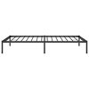 vidaXL Bedframe metaal zwart 107x203 cm