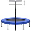 vidaXL Fitnesstrampoline met handgreep en veiligheidsmat 122 cm