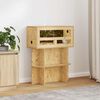 vidaXL Terrariumbasis met plank Bruin 60 x 30 x 50 cm OSB