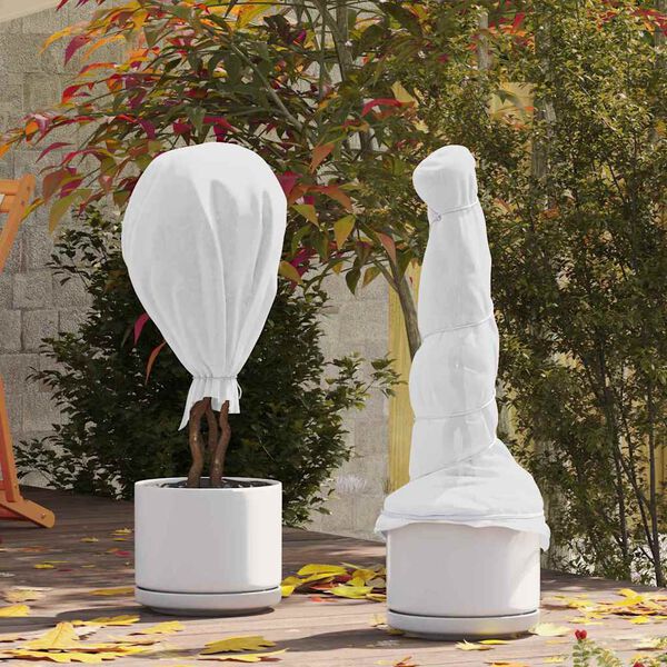 vidaXL Vorstbescherming Plantvlies Wit 50 x 1,6 m Niet-geweven Stof