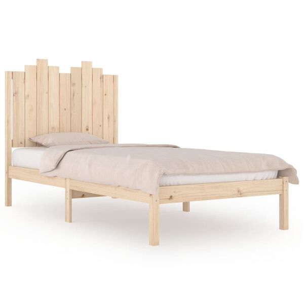 vidaXL Bedframe massief grenenhout 100x200 cm
