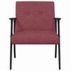 vidaXL Fauteuil Wijnrood 59 x 75 x 78 cm Stof