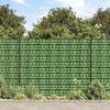 vidaXL Tuinscherm 70x0,19 m PVC groen
