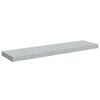 vidaXL Wandschappen zwevend 2 st 90x23,5x3,8 cm MDF betongrijs