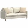 vidaXL Sofa Kussens 2 stuks Crème 50 x 50 cm Stof