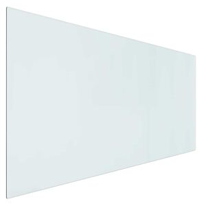 vidaXL Vuurplaats Glazen Plaat Doorzichtig 120 x 60 cm Glas