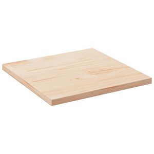 vidaXL Tafelblad 70x70x2,5 cm massief grenenhout vierkant