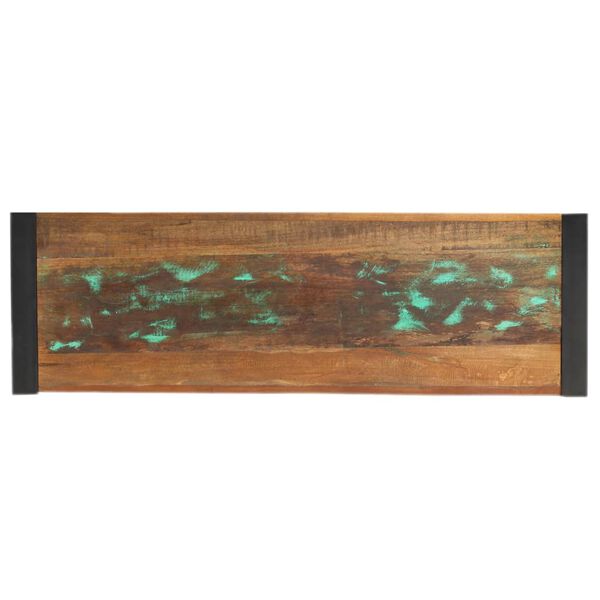 vidaXL Wandtafel 110x35x76 cm massief gerecycled hout