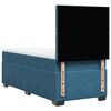 vidaXL Boxspring met matras fluweel blauw 80x200 cm