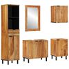 vidaXL Badkamerkastenset 5 st Naturel 38 x 33 x 160 cm