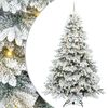 vidaXL Kunstkerstboom met 300 LED met standaard Wit 240 cm PE en PVC