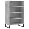 vidaXL Hoge kast 57x35x90 cm bewerkt hout betongrijs