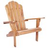 vidaXL Tuinstoel Adirondack Naturel Massief Teakhout