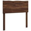 vidaXL Live Edge Hoofdbord ROSTOCK Donkerbruin 80 cm