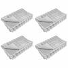 vidaXL Antislip deken van imitatie konijnenbont Olite 4 st Grijs 8.1