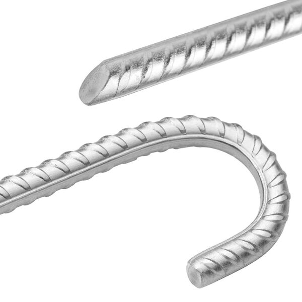 vidaXL Tentharingen 12 st &Oslash;12 mm 41,5 cm gegalvaniseerd staal