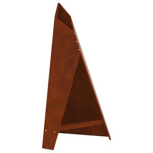 vidaXL Vuurkorf Bruin 58 x 40 x 100 cm Cortenstaal