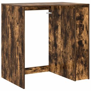 vidaXL Wasmachinekast Gerookt eiken 87 x 60 x 89 cm Bewerkt hout
