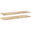 vidaXL Wandschappen 2 st zwevend 160x40x2 cm onbehandeld acaciahout