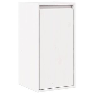 vidaXL Wandkast 30x30x60 cm massief grenenhout wit
