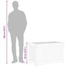 vidaXL Opbergbox 90x50x58 cm massief teakhout