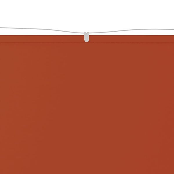 vidaXL Luifel verticaal 60x1000 cm oxford stof terracottakleurig