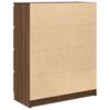vidaXL Dressoir 80x35x99 cm spaanplaat bruin eikenkleurig