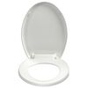 vidaXL Toiletbril soft-close met quick-release ontwerp wit