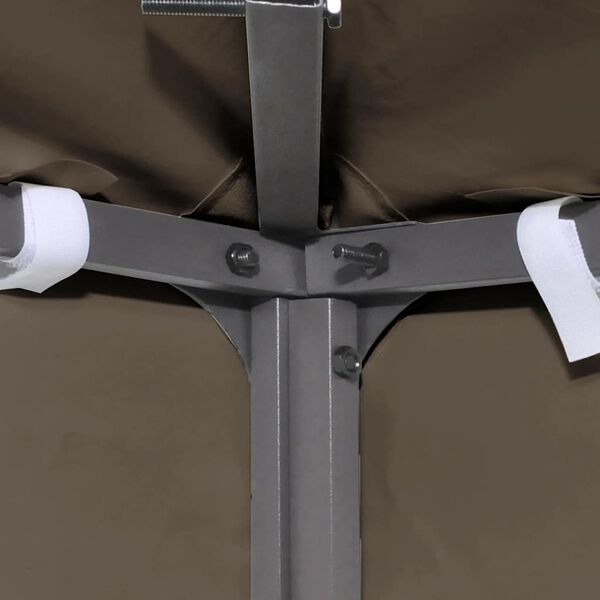 vidaXL Prieeldak 310 g/m² 3x4 m taupe