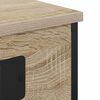 vidaXL Nachtkastje met plank Sonoma Eiken 41 x 31 x 76 cm Bewerkt hout