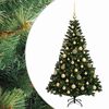 vidaXL Kunstkerstboom met Ballen 150 cm 150 LED's Warmwit